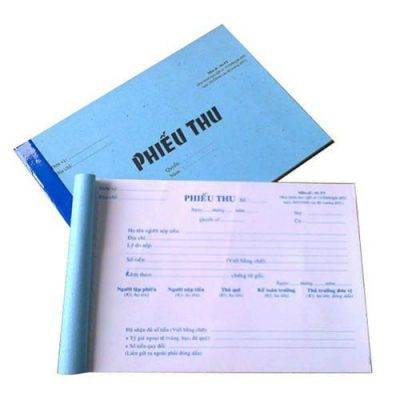 Phiếu thu - chi 1 liên