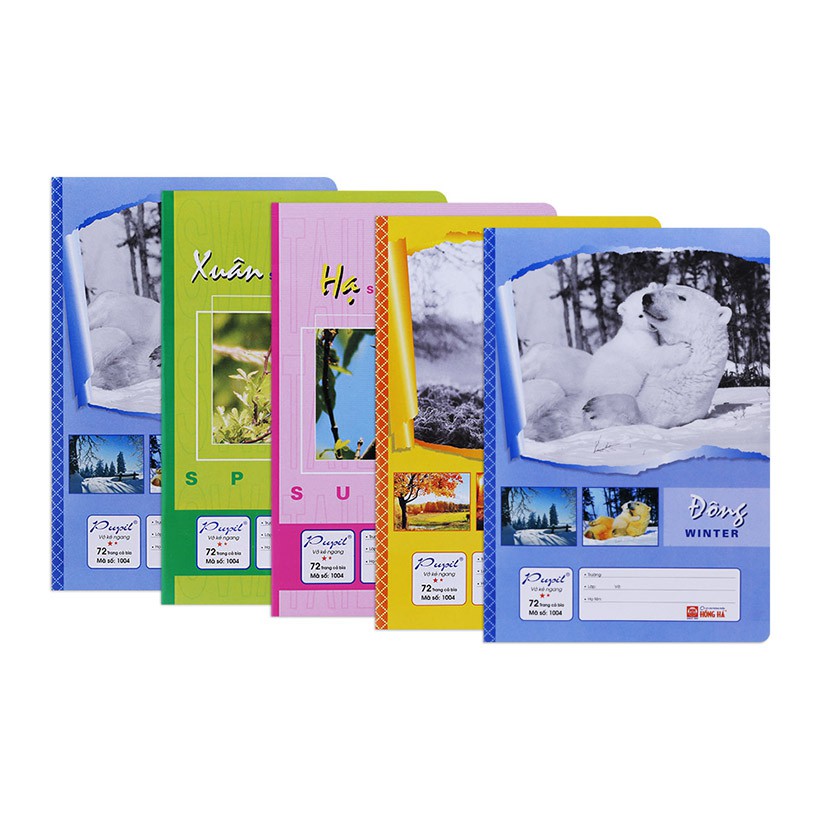 Vở kẻ ngang Hồng Hà 72 trang