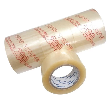 Băng dính trong 5cm 1kg/cuộn (6kg/cây)