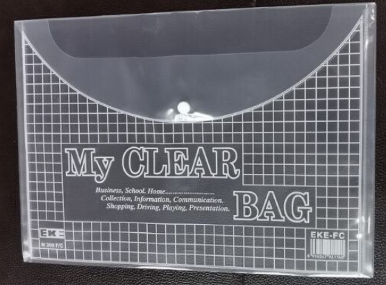 Clearbag khổ F dầy