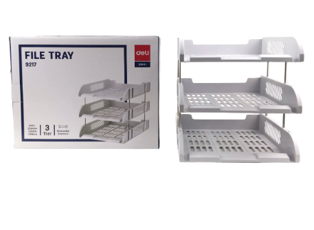 Khay 3 tầng nhựa Deli cao cấp