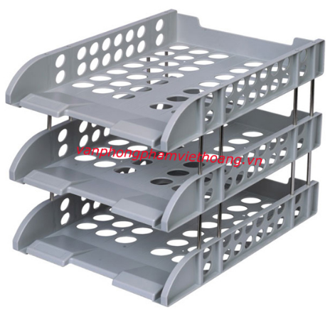 Khay 3 tầng nhựa Deli thường