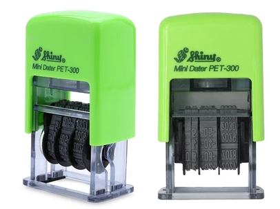 Dấu "Ngày, tháng, năm" liền mực