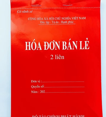 Hóa đơn bán lẻ A5 2-3 liên 60 tờ
