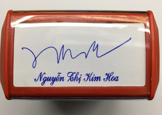 Khắc dấu 3*5cm/ 2.5*7cm