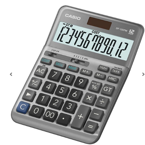 Máy tính casio DF-120FM