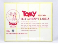 Nhãn dán tomy các số khổ A5( 1 tập 10 tờ)