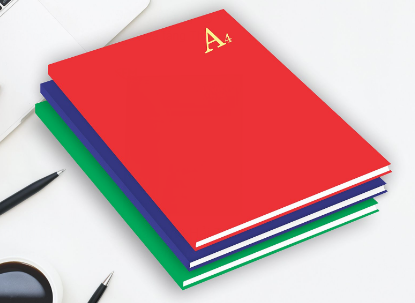 Sổ bìa cứng A4 bằng đầu 240t